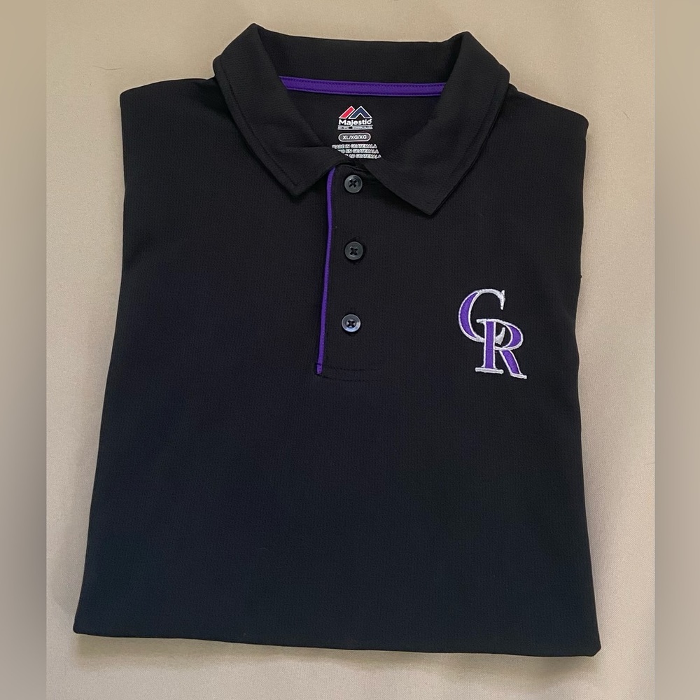 Colorado Rockies Shirt Golf Polo Men’s XL